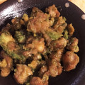 ちぃ−ち−chan's cooksnap of when they made 鶏軟骨とアボカドの照り焼きわさび炒め.