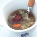 azalea5959's cooksnap of when they made 薬膳スイーツ☆銀耳雪梨糖水☆.