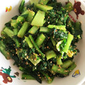 なっち1228's cooksnap of when they made ゆき菜の胡麻和え.