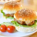 kaiselim's cooksnap of when they made 手作りバンズで　ハンバーガー.