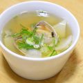 kaiselim's cooksnap of when they made あさりとかぶのお吸い物.