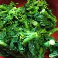 ゆうこりんp's cooksnap of when they made 菜の花の辛子和え.
