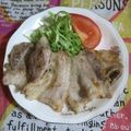 mmameco's cooksnap of when they made 簡単おつまみ かつお塩豚 ポークソテー　.