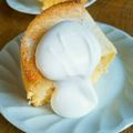 satomi0420's cooksnap of when they made ホケミで簡単❗スフレチーズシフォンケーキ.