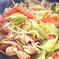 はっってぃん's cooksnap of when they made 豚・キャベツ・ソーセージ・もやしのお鍋.