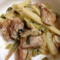 hisapyon9's cooksnap of when they made 超簡単！豚肉と野沢菜漬けの炒め物.