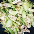 ぽちんぎょ's cooksnap of when they made 鶏ささみ◇スナックえんどう◇炒めもの.