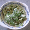 ☆sinnkuro★'s cooksnap of when they made レンジで簡単★ピーマンのマヨ生姜和え.