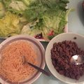 クックXTG2YV☆'s cooksnap of when they made 揚げビーフンと肉味噌のレタス包み♪.