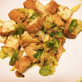 そうに's cooksnap of when they made 簡単♡厚揚げとキャベツのごまあえ炒め.