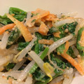 クック0XBBM0☆'s cooksnap of when they made レンジで簡単☆もやしと豆苗の和え物.