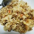ka321ri's cooksnap of when they made いぶりがっこチャーハン☆.