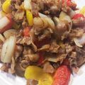 みさりママ's cooksnap of when they made ★簡単★豚肉とパプリカの味噌炒め.