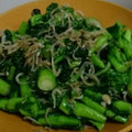 新米ママじゅねーぶ's cooksnap of when they made 簡単5分☆菜の花のガーリック炒め.