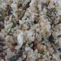 さっちゃん３２'s cooksnap of when they made 春菊の混ぜご飯.