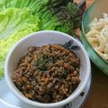humdan's cooksnap of when they made レタス大量消費★納豆の巻きまきサラダ.