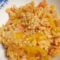 女帝蜂蜜✨料理研究所's cooksnap of when they made キムチとたくわんでキムタクご飯.