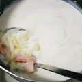 YorozUta's cooksnap of when they made ⅲジャガイモのミルクスープ.