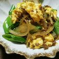 SoMiNemama's cooksnap of when they made スナップエンドウと挽肉のオイスター炒め.
