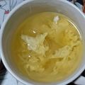 小由瑠☆'s cooksnap of when they made 簡単 玉子スープ.