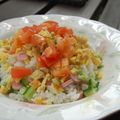 ゆきちだよ's cooksnap of when they made ミツカン「やさしいお酢」でサラダご飯☆.