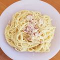 snowlion☆'s cooksnap of when they made カルボナーラ風リコッタチーズパスタ.