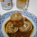 しみずっち's cooksnap of when they made 和風煮物☆彡油揚げの肉巻きろーる.