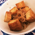 Nat728's cooksnap of when they made 激旨！しらたきと厚揚げの辛味噌炒め.