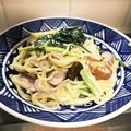 aipon2's cooksnap of when they made ほうれん草とベーコンのクリームパスタ.