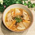 なつき☆ミ's cooksnap of when they made 大根と豚肉のピリ辛スープ.