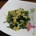 しょこのみれ's cooksnap of when they made ほうれん草のごまあえ～卵入り♥～.