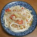 cojy's cooksnap of when they made セロリ香る白だし焼きうどん.