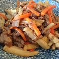 みい５２１２'s cooksnap of when they made 牛肉とれんこんの照りうま炒め.