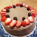 mackeydorf's cooksnap of when they made チョコクリームケーキ.