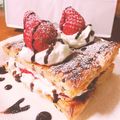 さち☆甘党's cooksnap of when they made ち～ちゃんのミルフィーユ♪.