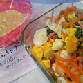 ぷにょり's cooksnap of when they made 水菜とゆで卵のサラダ☆.
