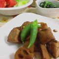 たくぱん's cooksnap of when they made とり肉＋レンコンあっさり煮.