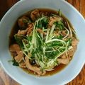 pkmama's cooksnap of when they made ご飯が進む！シャキシャキ千筋水菜の煮物.
