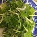 pixis's cooksnap of when they made 最強☆ホワイトセロリとパクチーのサラダ.