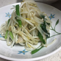 凪なぎ's cooksnap of when they made もやしとニラの旨炒め.