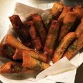 早起き苦手なあっこ's cooksnap of when they made 鶏ササミの梅しそチーズ春巻き.