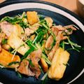 赤きんぎょ16's cooksnap of when they made 豚肉とはんぺんのバター醤油炒め.