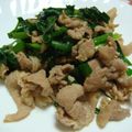 レオミウ's cooksnap of when they made 豚こまとニラの塩炒め.