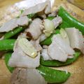 ソンくん's cooksnap of when they made スナップえんどうと豚バラのナンプラー炒め.
