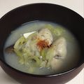 うめぼしこんぶ's cooksnap of when they made 温まる～♡牡蠣の具だくさんお味噌汁♪.
