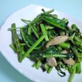 こひよこ's cooksnap of when they made 空芯菜とにんにくの炒め物.