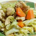 izmicizumi's cooksnap of when they made ルクエで簡単！鶏肉とキャベツの香味蒸し.