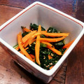 春と水's cooksnap of when they made ほうれん草と人参とワカメのナムル　.