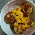 なっちゃん、！'s cooksnap of when they made ちくわとコーンのマヨカレ−炒め.