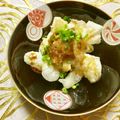 マラガの空's cooksnap of when they made 簡単 揚げ餅の♥︎おろし醤油かけ.